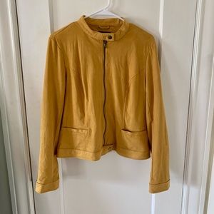 Soft mustard yellow jacket